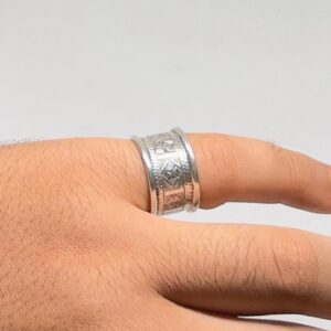 Handmade Sterling Silver Tuareg Ring: Berber Tribal Jewelry