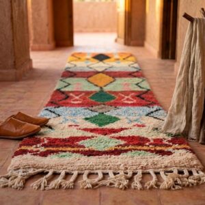 Amazigh Handwoven Multicolor Rug