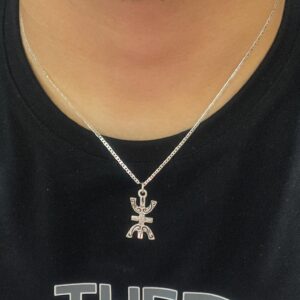 Amazigh Berber Sterling Silver Necklace: Tribal Jewelry