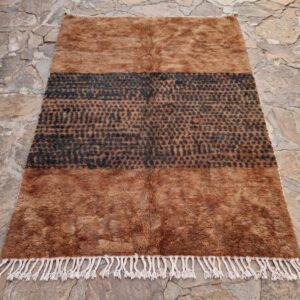 Berber Brown Beni Ourain Rug