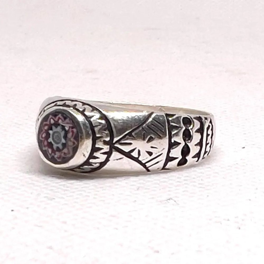 Tuareg Sterling Silver Ring: Handmade Berber Tribal Jewellery