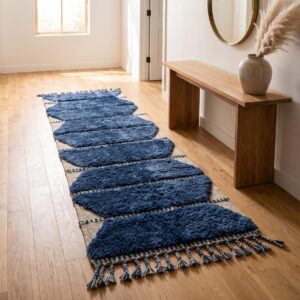 Berber Blue Wool Rug