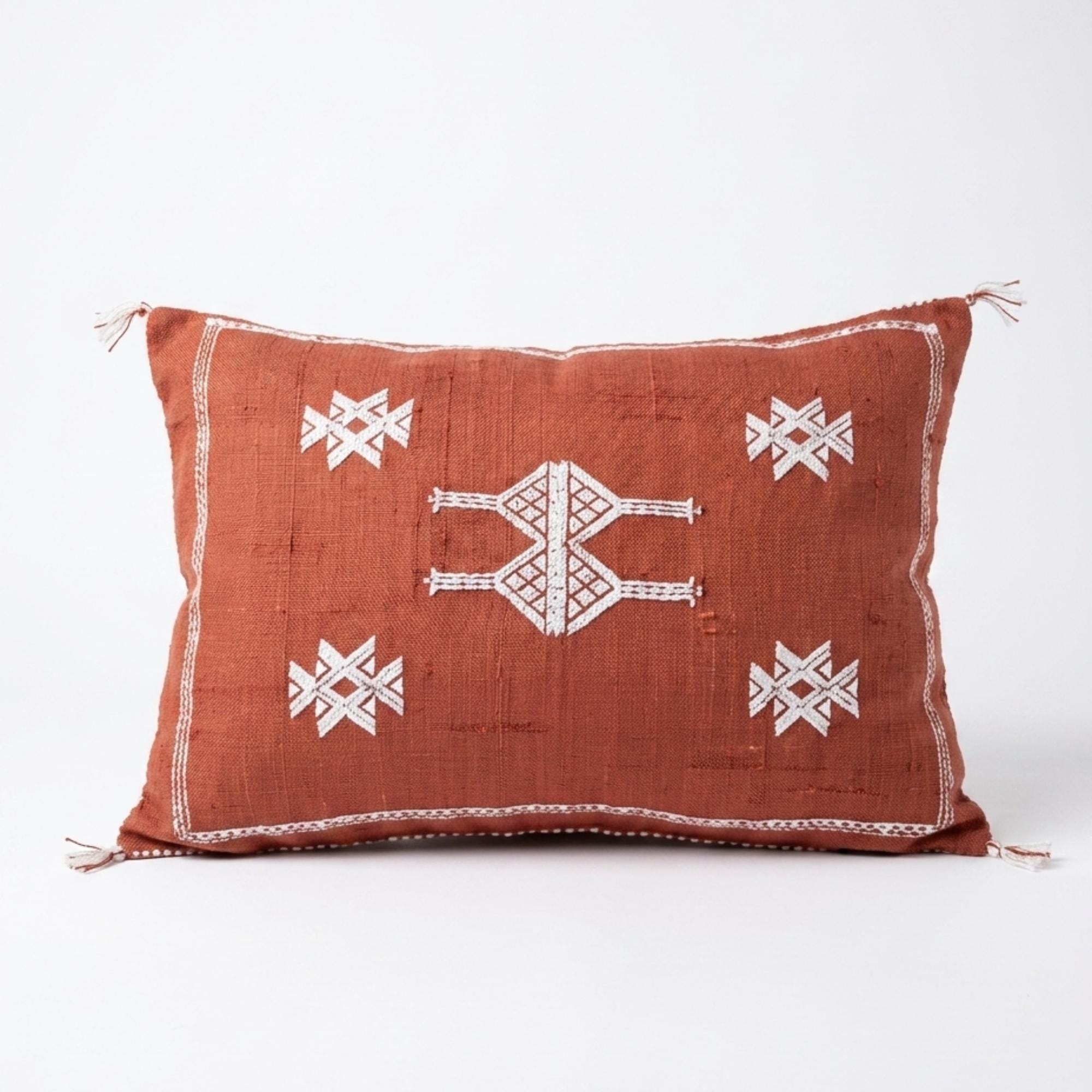 Amazigh Cactus Silk Pillow