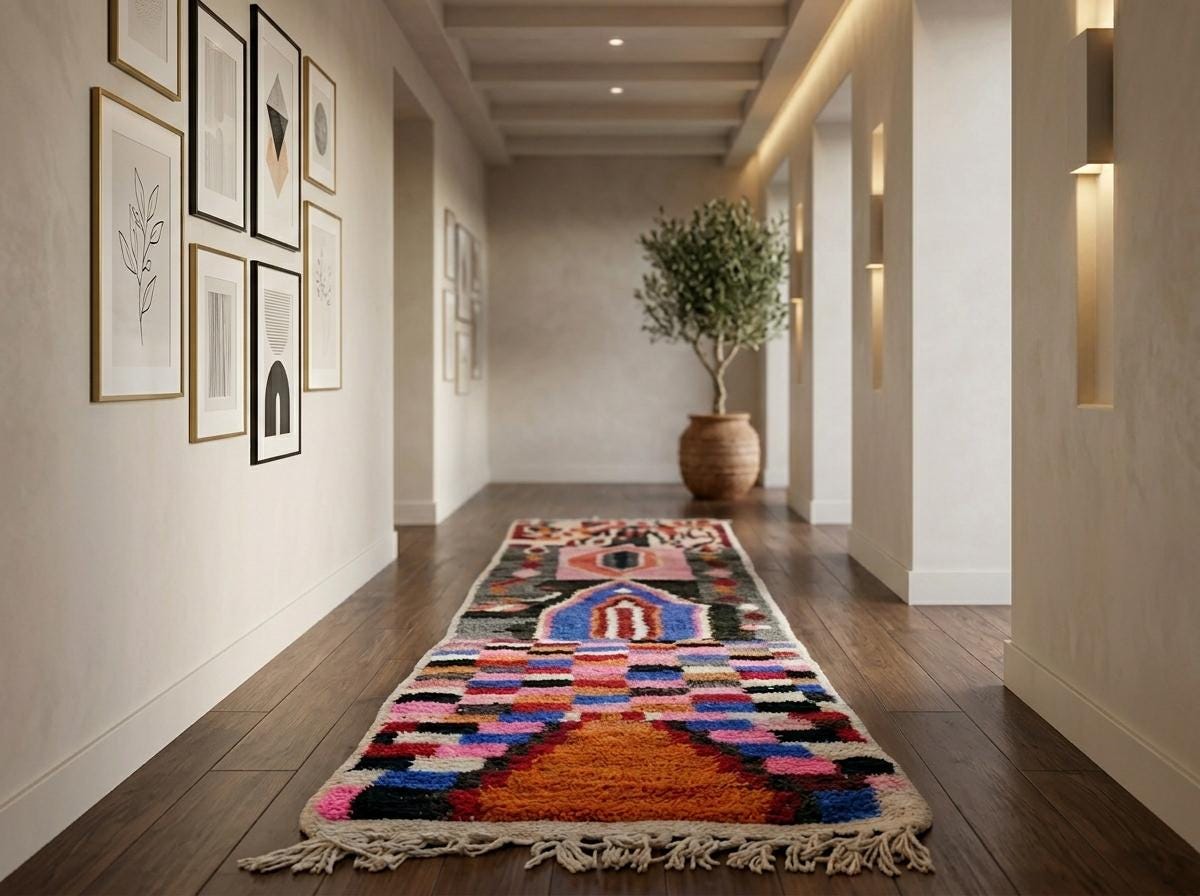 Berber Abstract Boujaad Rug