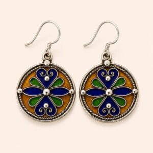 Djedjiga Earrings - Amazigh Silver Heritage Jewelry