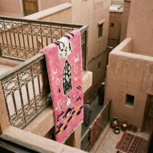 Amazigh Hot Pink Rug