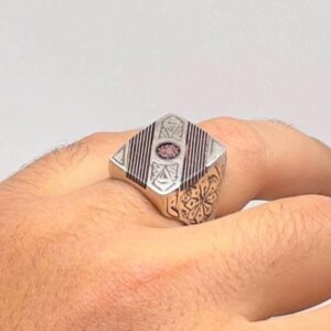 Tuareg Sterling Silver Ring: Handmade Berber Tribal Jewelry