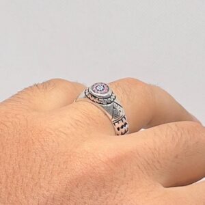 Tuareg Sterling Silver Ring: Handmade Berber Tribal Jewelry