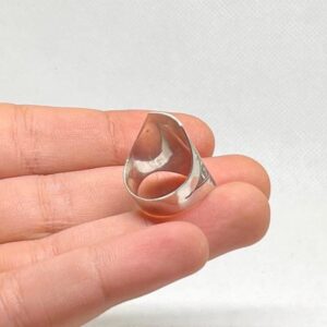 Berber Sterling Silver Ring: Engraved Tuareg Tribal Jewelry, Size 7 US