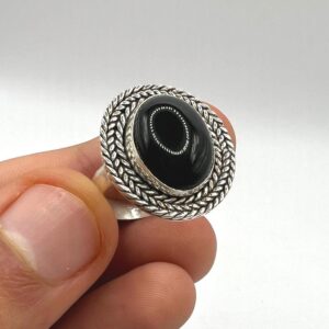 Berber Handmade Sterling Silver Rings For Women Bohemian Ladies Signet Band Ethnic Tribal Jewelry
