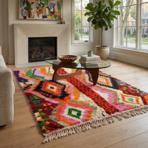 Berber Colorful Boujaad Rug