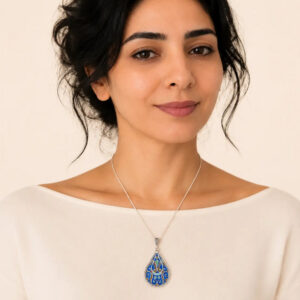 Taneflit Necklace - Amazigh Silver Pendant Jewelry