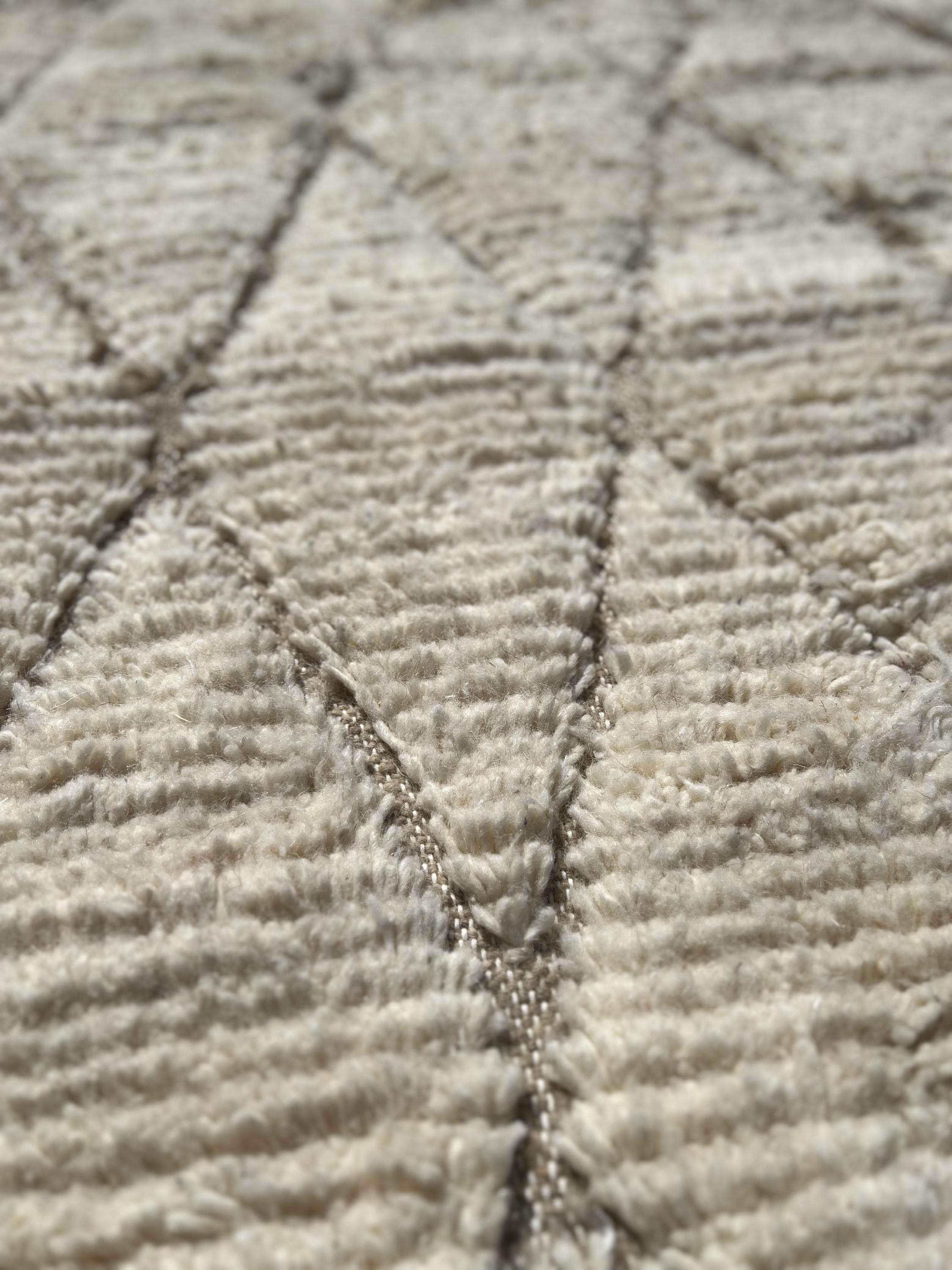 Berber Beni Ourain Rug 8x5 ft
