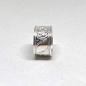 Handmade Berber Sterling Silver Wide Band Ring: Tribal statement Simple Jewelry