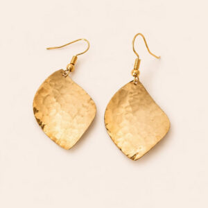 Nourhan Earrings - Amazigh Brass Heritage Jewelry