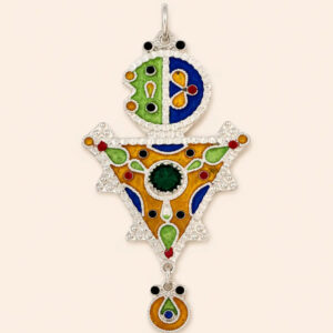 Tazerzit Necklace - Amazigh Silver Pendant Jewelry