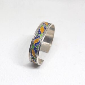 Handmade Sterling Silver Berber Cuff: Kabyle Tribal Bracelet