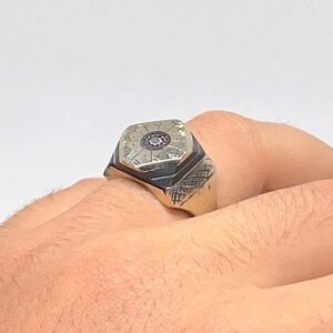 Handmade Berber Ring: Tribal Jewelry, Size 14 US