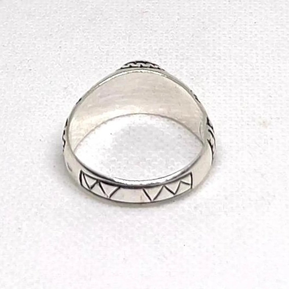 Tuareg Sterling Silver Ring: Handmade Berber Tribal Jewellery