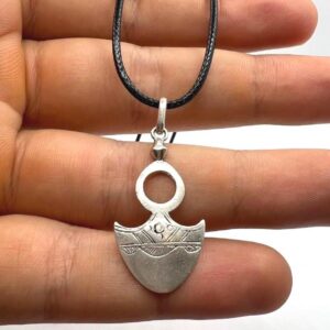 African Tuareg Cross Sterling Silver Pendant: African Croix du Sud Necklace
