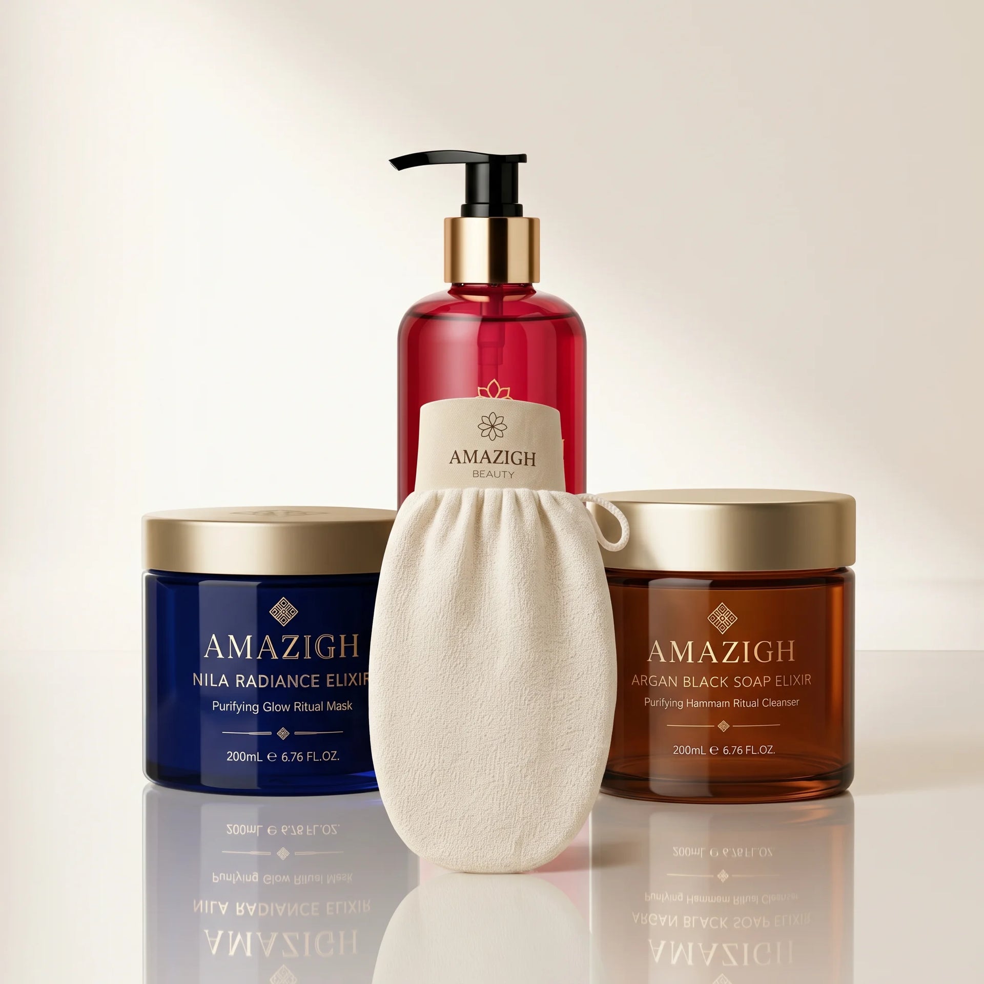 The Complete Amazigh Ritual Set Product - Moroccan Piece with Warm Texture