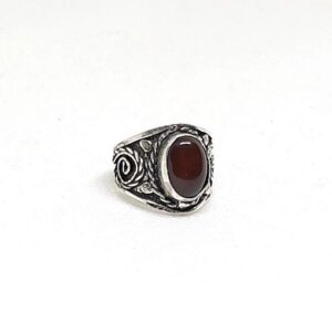 Tuareg Berber Ring: Plated Silver Tribal Jewelry