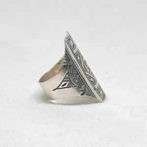 Boho Jewelry Silver Rings - Berber Tuareg Sterling Silver Tribal Ring