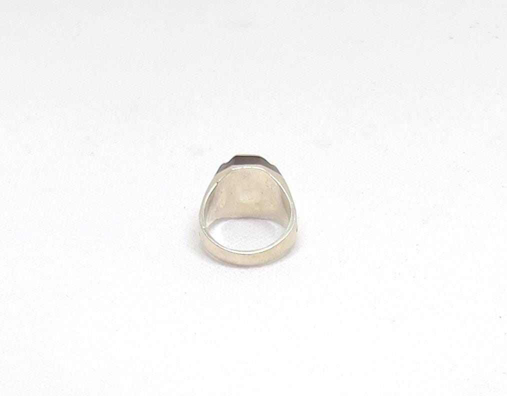 Tuareg Sterling Silver Ring: Berber Jewelry - Saharan Symbolic Design