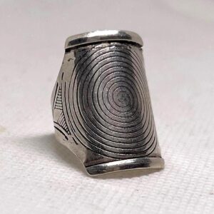 Tuareg Sterling Silver Ring: Tribal Ethnic African Berber Boho Style Jewelry