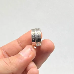 Tuareg Silver Ring - Handmade Amazigh Sterling Silver