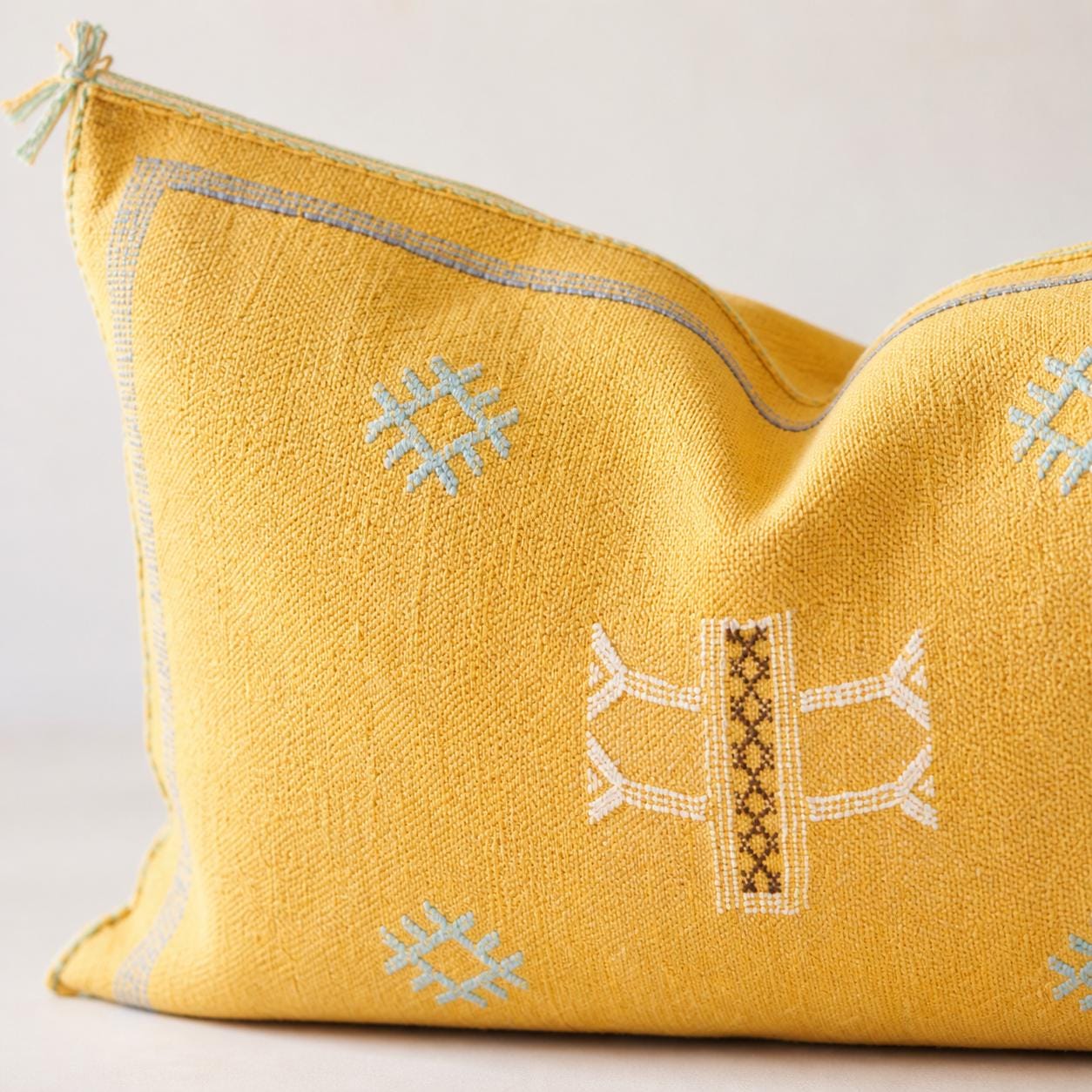 Amazigh Cactus Silk Pillow