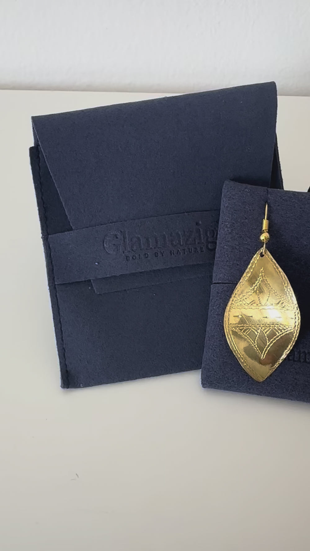 Tirra Earrings - Amazigh Brass Heritage Jewelry