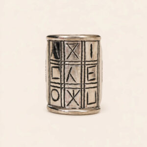 Amazigh Silver Heritage Piece – Berber Detail for Everyday Spaces