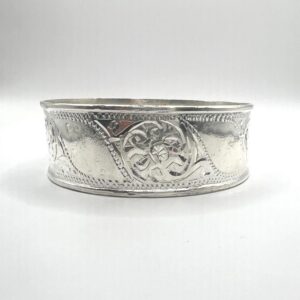 Cuff Silver Bracelet Handmade Berber Tribal Bangle Ethnic African Tuareg Engraved Simple Sterling