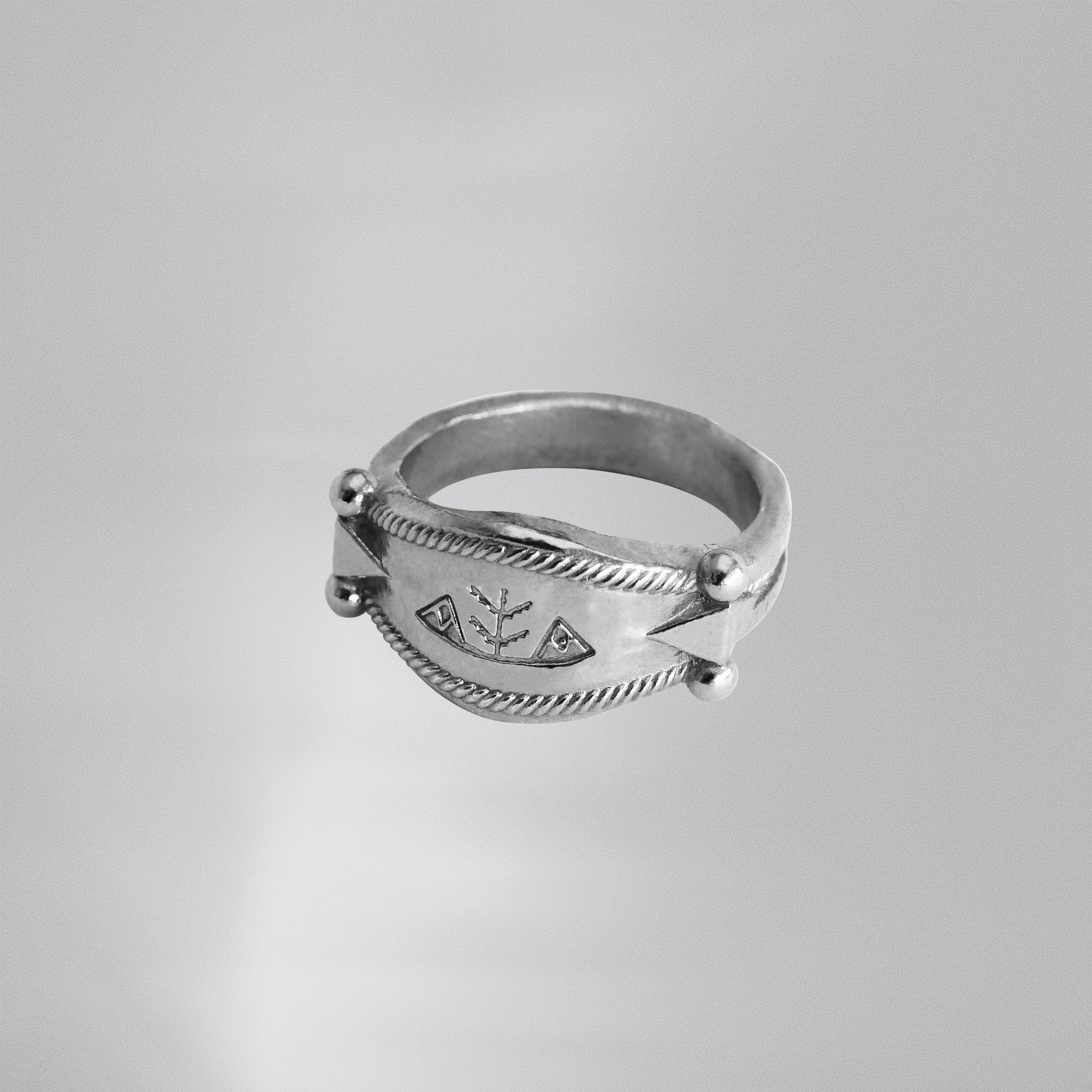 L'Olivier Ring - Amazigh Geometric Jewelry