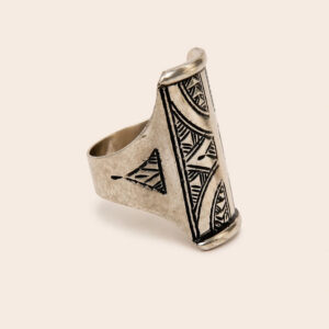 Amazigh Silver Heritage Piece – Moroccan Piece with Warm Texture