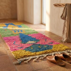 Berber Green Pink Rug