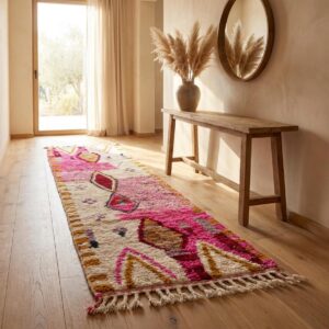 Amazigh Pink Runner Rug