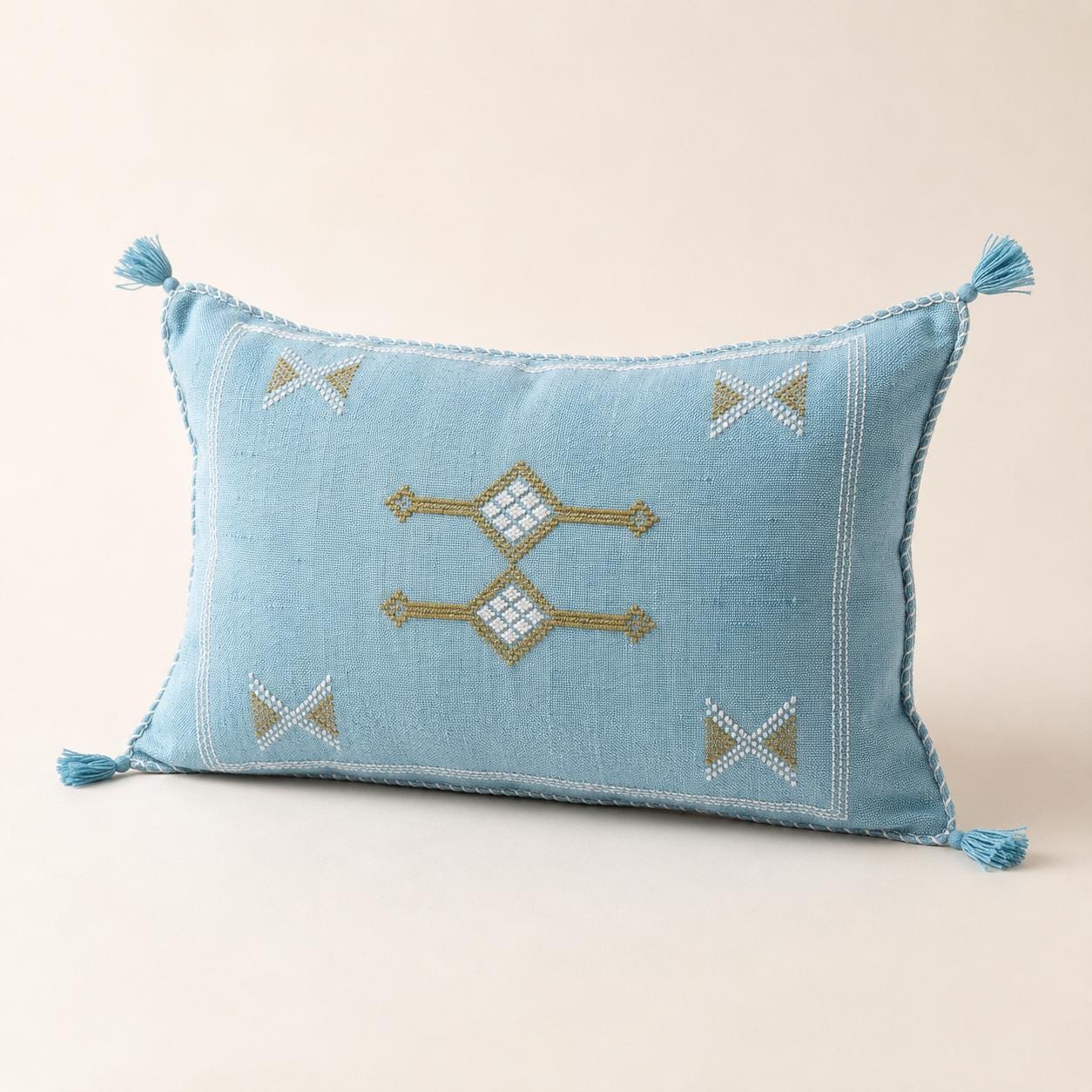 Amazigh Cactus Silk Pillow