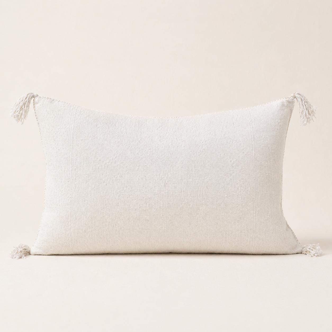 Amazigh Cactus Silk Cover 12x20 Handmade Lumbar Pillow