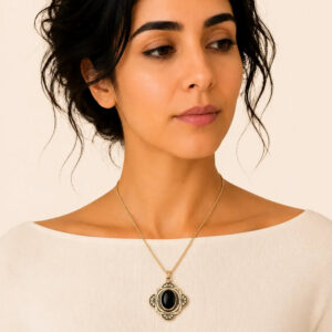 Felt Necklace - Amazigh Pendant Jewelry