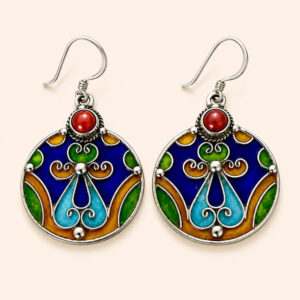 Ghnima Earrings - Amazigh Silver Heritage Jewelry