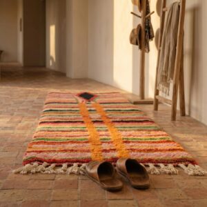 Berber Striped Boujaad Rug