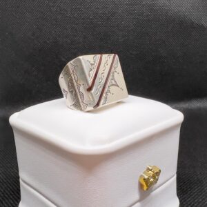 Handmade Tuareg Sterling Silver Ring: Berber Tribal Jewelry, Size US 8, 57 EU