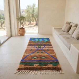 Berber Brown Runner Rug