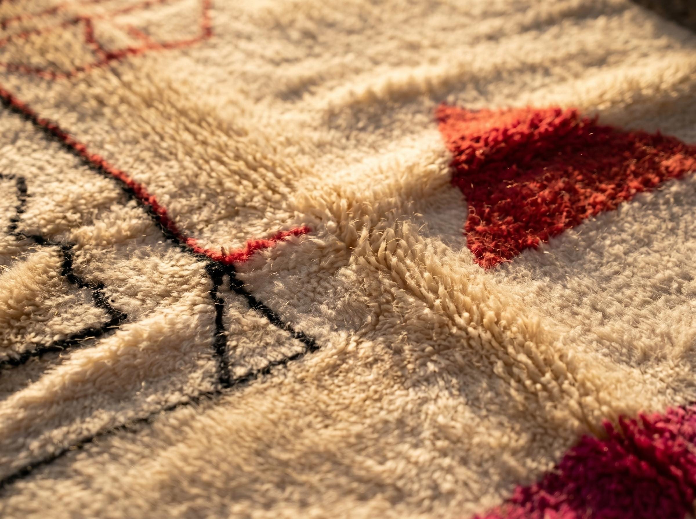 Berber Ivory Beni Ourain Rug