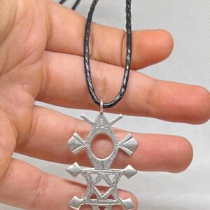 Vintage Sterling Silver Tuareg Cross Pendant: African Croix du Sud Necklace