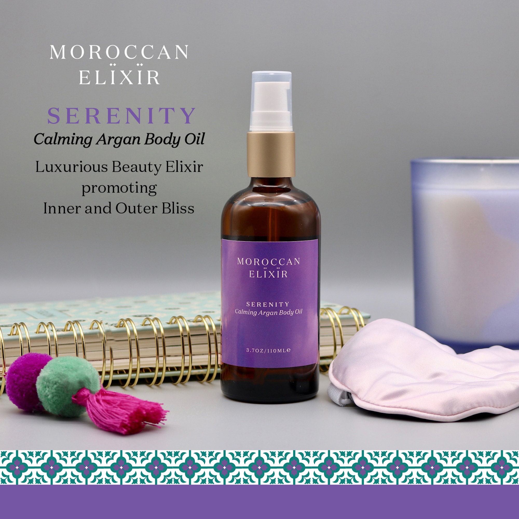 Berber SERENITY Calming Argan Body Oil - Argan Oil