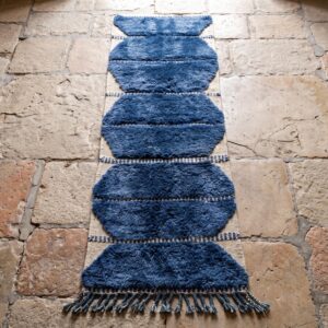 Berber Blue Wool Rug