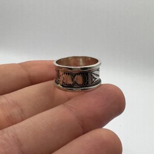 Handmade Sterling Silver Tuareg Ring: Amazigh Berber Gothic Rock Tribal Jewelry